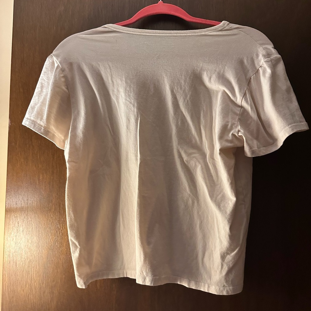 HOW THE KINGDOM LIGHTS SHINED *Fitted Crop* CREAM BABY T-SHIRT - Picture 5 of 5